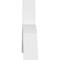 Ekena Millwork Archdale Architectural Grade PVC Gable Bracket, 60"W x 17 1/2"H x 4"D x 4"F, 7/12 Pitch GBP060X18X0404ARC00 - alternate 4